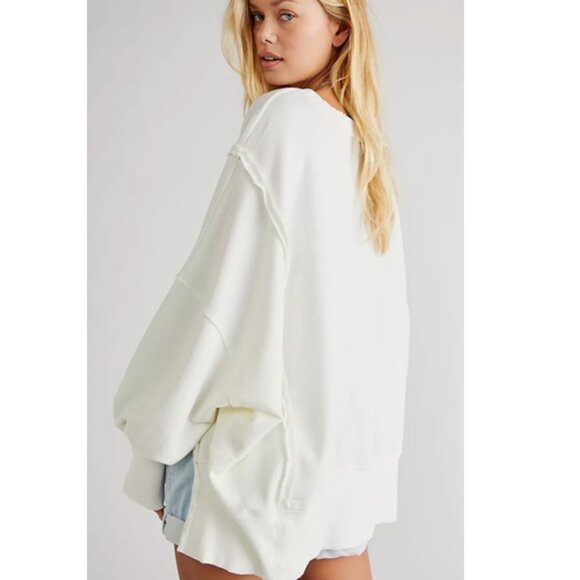 We The Free Camden Sweatshirt *White - Picture 3 of 13